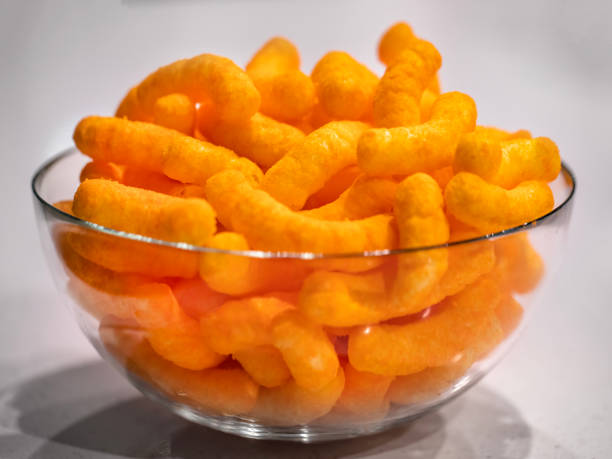Bowl of cheese curls